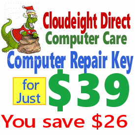 Cloudeight Direct Computer Care Repair Key for less than half price