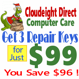 Cloudeight Direct Repair Tickets 3 for $99