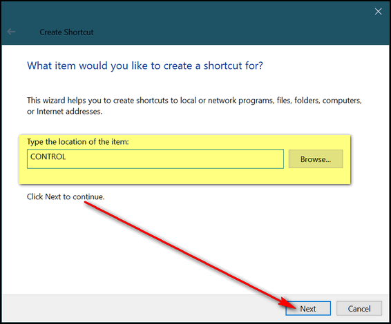 windows keyboard shortcuts for control panel