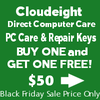 Cloudeight 2017 Black Friday Sale - Cloudeight Direct Computer Care Repair Keys