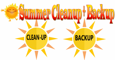 Cloudeight 2018 Summer Cleanup & Backup