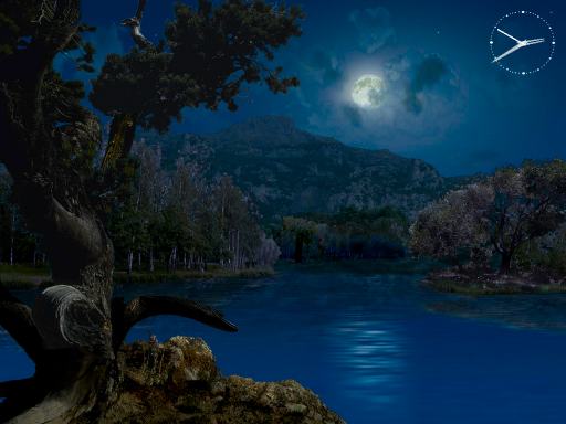 Cloudeight Premium 3D Starry Night - Lake Scene