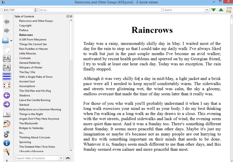 Raincrows Ebook - Calibre Tutorial - Cloudeight Internet