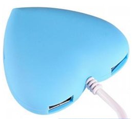 Donation station - heart shaped 4port USB hubs