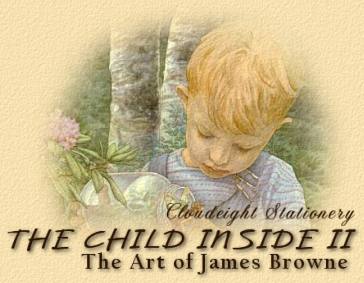 Cloudeight Stationery, The Child Inside 2-The Art of James Browne