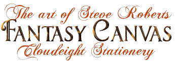 Cloudeight Stationery- Fantasy Canvas - The art of Steve Roberts