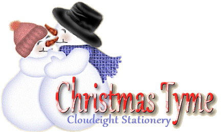 Cloudeight Stationery - Christmas Tyme - Email stationery for Christmas
