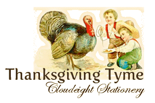 Cloudeight Stationery - Halloween Stationery - Thanksgiving Tyme - Thanksgiving Stationery for Email