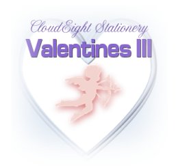 Free Email Stationery for Outlook and Outllook Express, CloudEight's Valentines III stationery collection