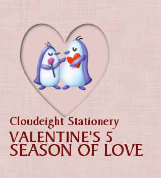 Valentines 5 - Cloudeight Stationery