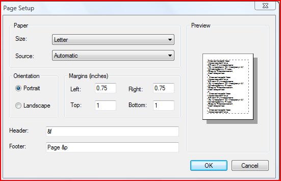 windows - How can I get Notepad++ to correctly print to legal size