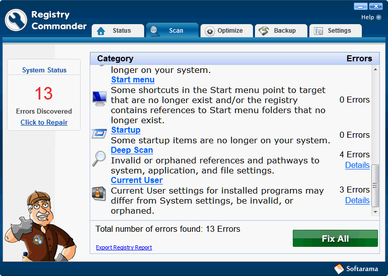 Registry Commander - Cloudeight Internet review