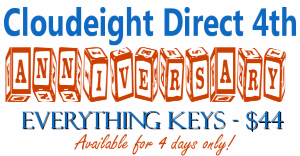 Cloudeight Direct 4th Anniversary Sale