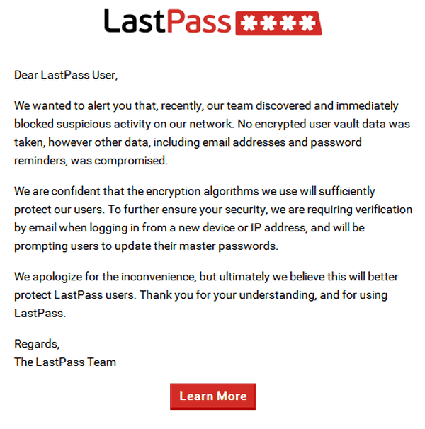 LastPass Data Breach