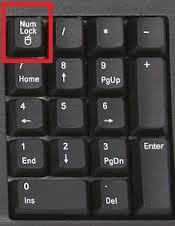 keyboard num lock key