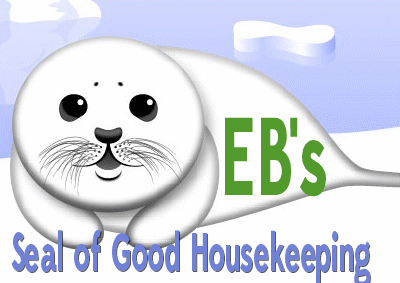 The official Seal of Good Housekeeping from EB