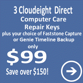 Cloudeight Direct + Faststone or Genie - Black Friday Special