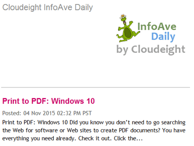 Infoave Daily