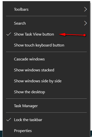 Task View Button