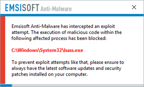 Emsisoft protects you from ransomware attacks like this one.
