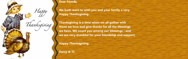 Cloudeight Stationery for Thunderbird -Vintage Thanksgiving