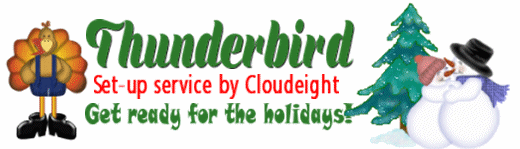 Thunderbird Email Set-up service by Cloudeight