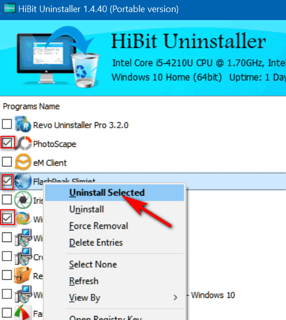 Cloudeight Freeware Pick - HiBit Uninatller