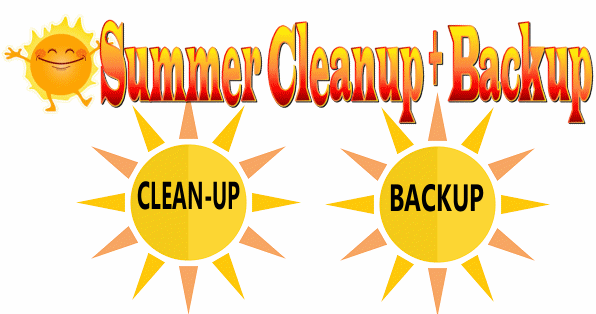 Cloudeight 2018 Summer Cleanup & Backup