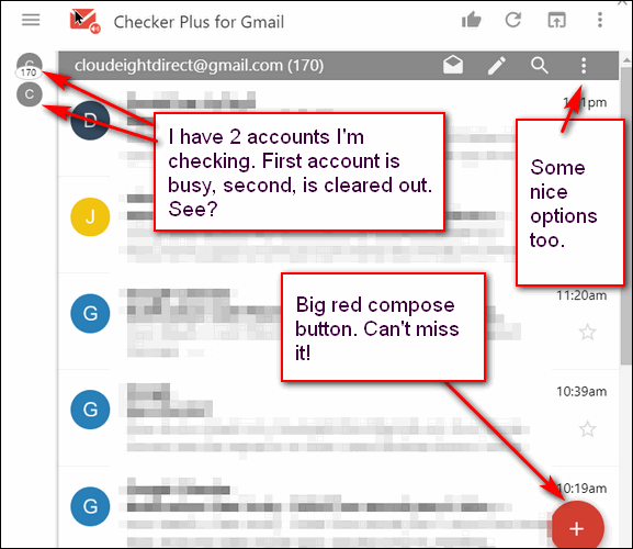 Checker Plus for Gmail - A Cloudeight Freeware Pick
