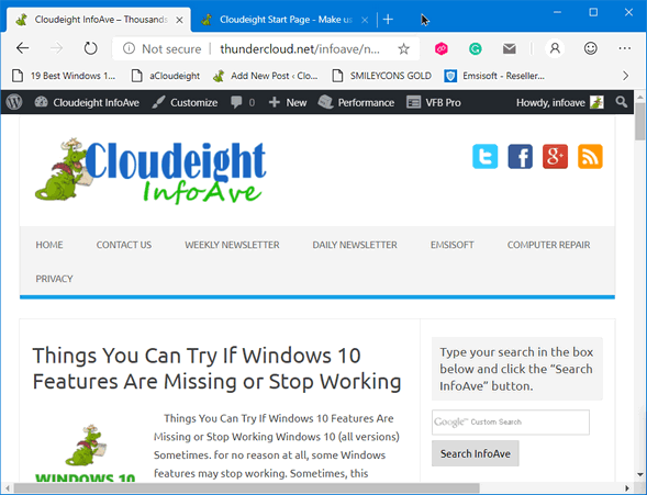 Cloudeight InfoAve Edge Dev