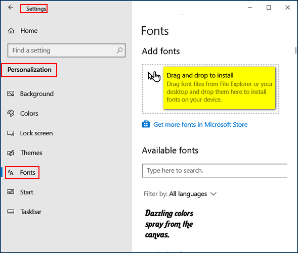 How to Install Fonts in Windows 11