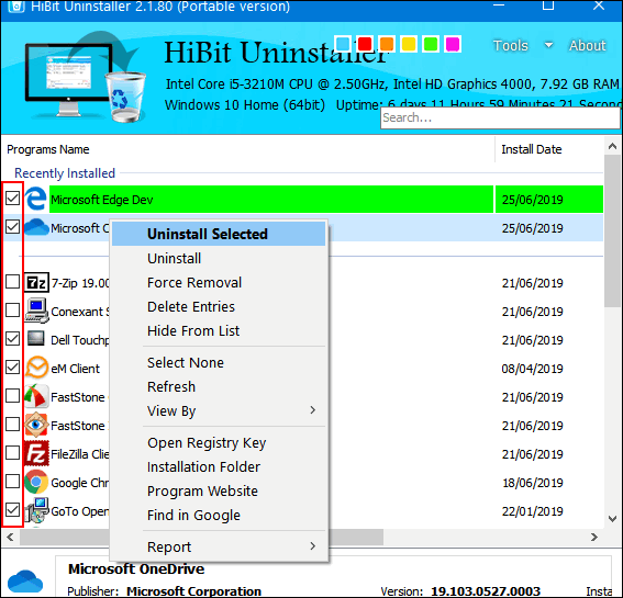 HiBit Uninstaller - Cloudeight Freeware Pick