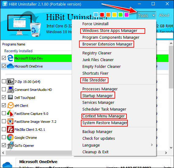 HiBit Uninstaller - Cloudeight Freeware Pick