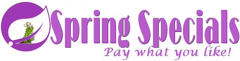 Spring Sale!  Pay What You Like is Back!
