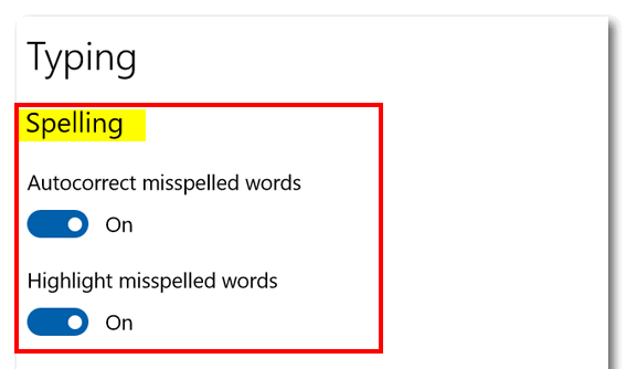 spell check in word pad windows 10