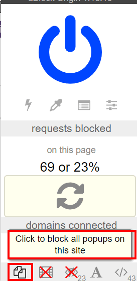 uBlock Origin - Free, open-source ad content blocker.