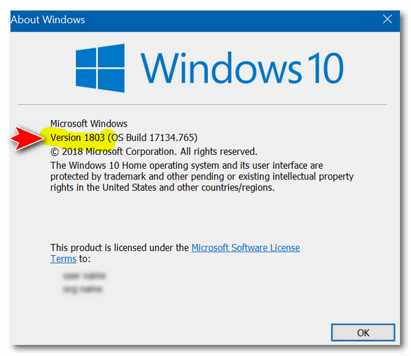 Cloudeight InfoAve Windows 10 Tip - Windows Version