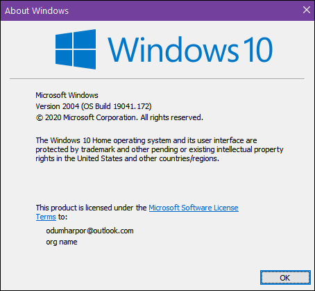 Windows 10 version 2004 - Cloudeight InfoAve Windows 10 Tips