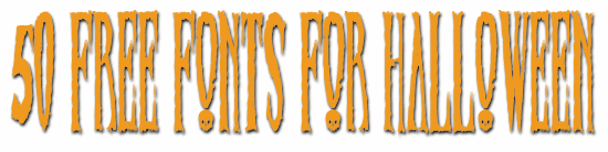 50 FREE FONTS FOR HALLOWEEN - Cloudeight Freeware Pick