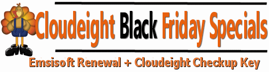 Cloudeight Black Friday Sale