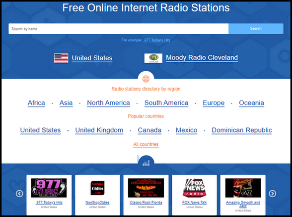 Free online hot sale radio stations