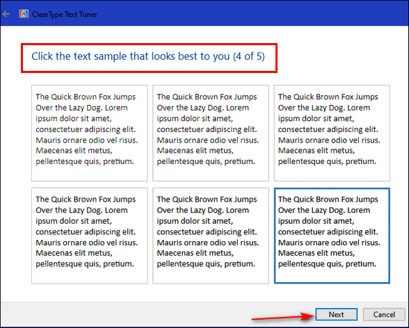 Cloudeight Windows 10 Tips - Clear Type Tuner