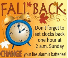 Cloudeight InfoAve Daylight Savings Time Ends