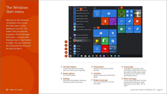 ?Quick Start Guide to Windows 10