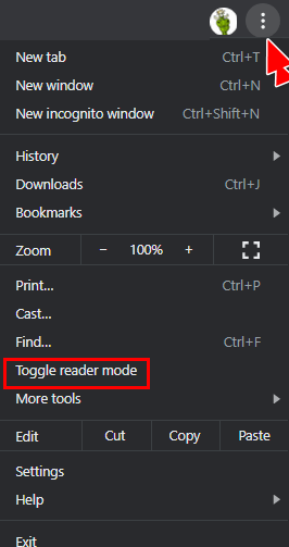 Chromes Reader Mode - Cloudeight Google Chrome Tips