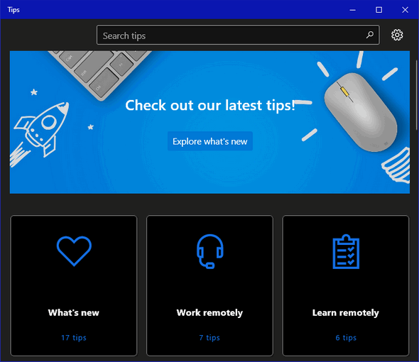 Windows 10 Tips App - Cloudeight