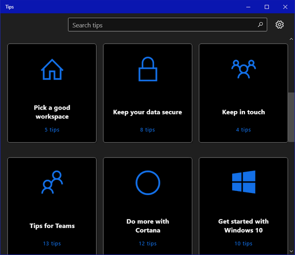 Windows 10 Tips App - Cloudeight