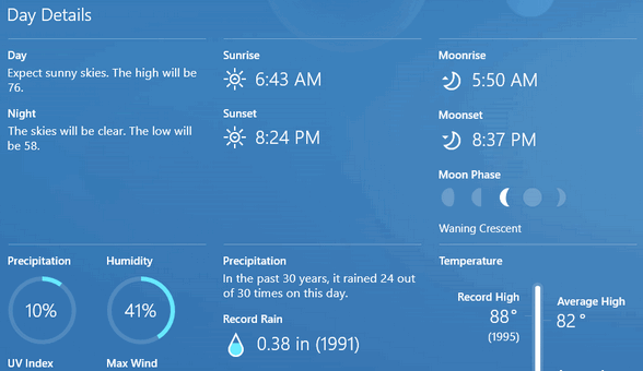 windows 10 weather app not working