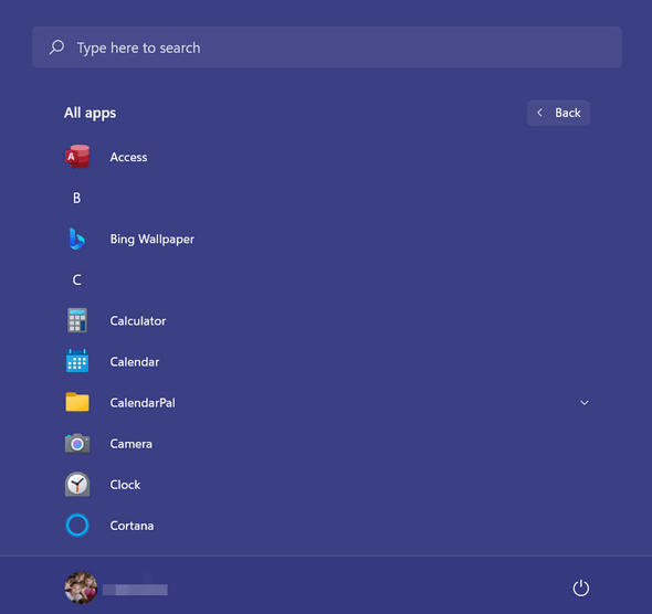 Windows 11 alphabetical start menu - Cloudeight