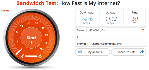 Internet Speed Tests - Cloudeight InfoAve